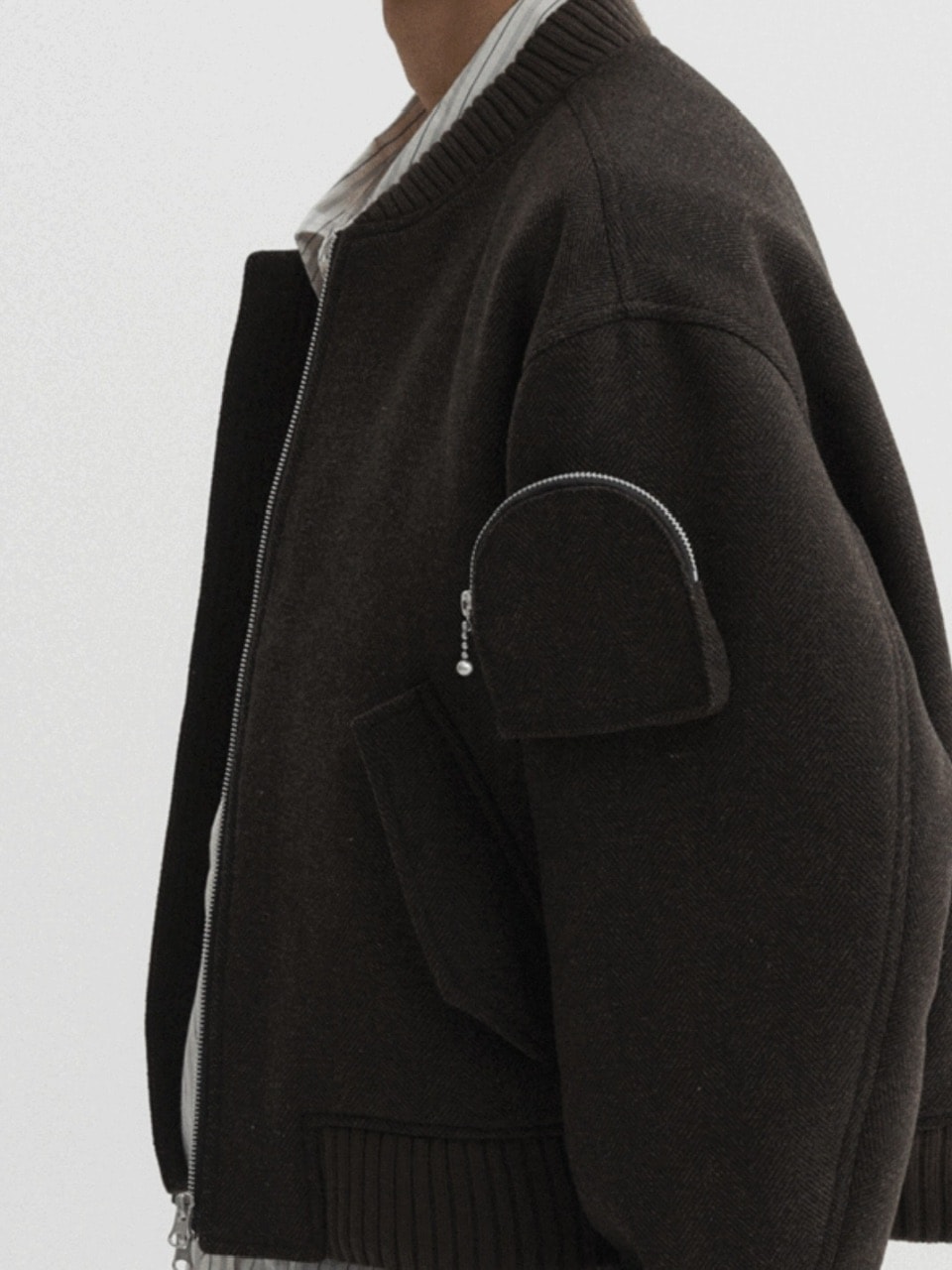 DNSR】Pocket Wool Herringbone MA-1 | OUR BRAND,DNSR | PRESSING WEB