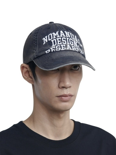 【NOMANUAL】BLEACHED ARCH LOGO BALL CAP