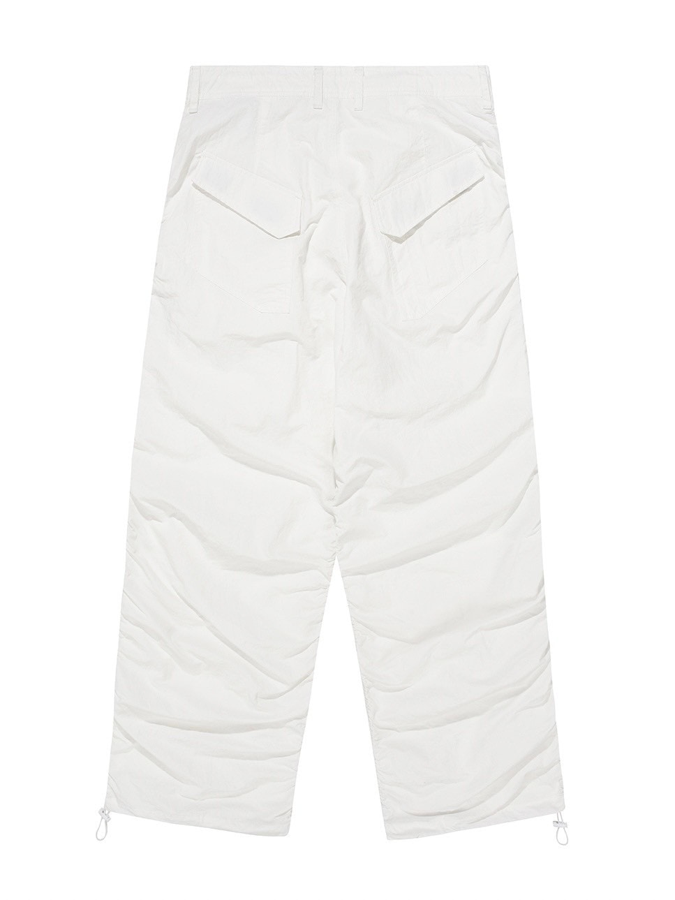 【OY】NYLON SHIRRING CARGO PANTS