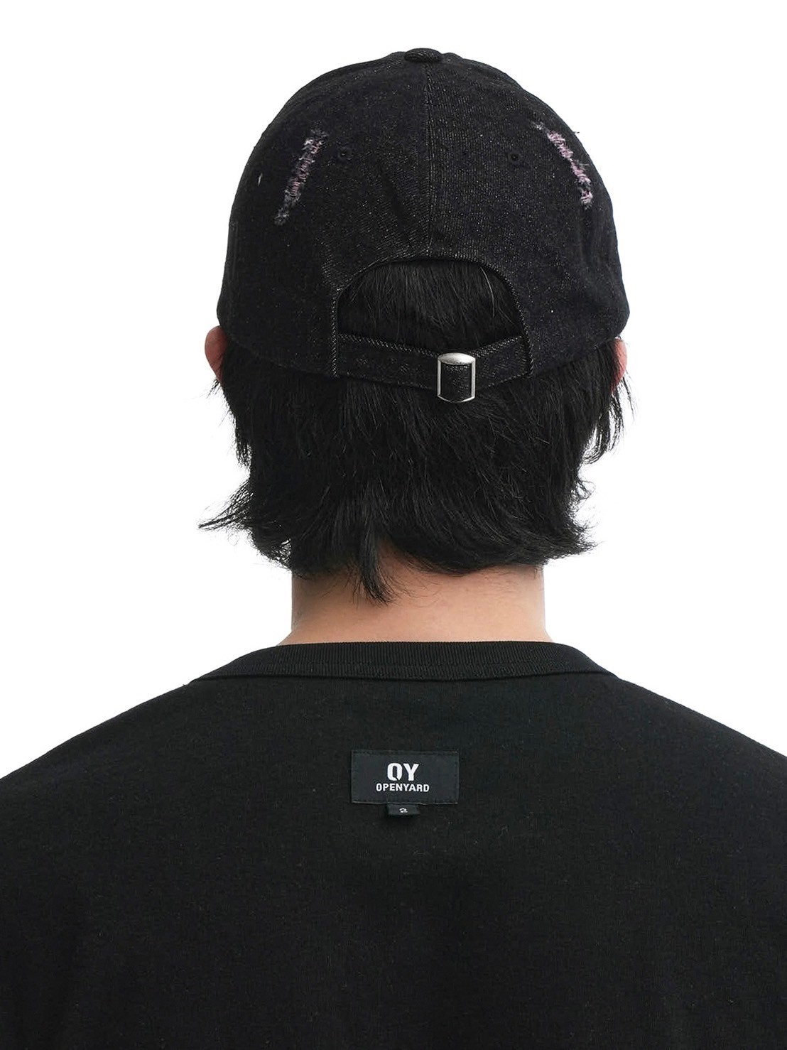 ★OY★DESTROYED S.L DENIM CAP-BLACK★正規品/韓国直送料込 OY】DESTROYED S.L DENIM CAP | OUR BRAND,OY | PRESSING WEB SHOP