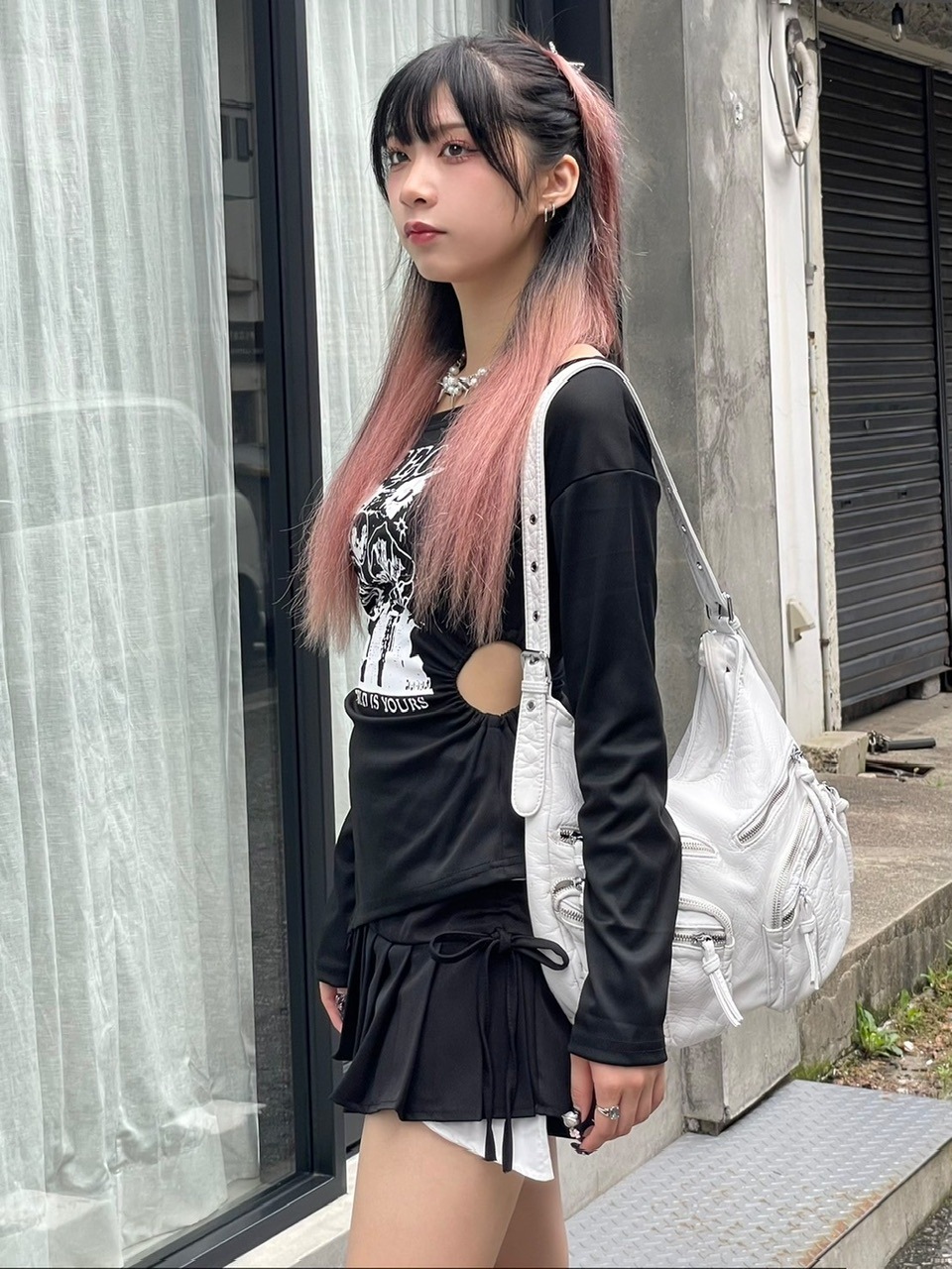 アンティーク雑貨 yu 受注制【Never mind the XU】leather shoulder bag (2color