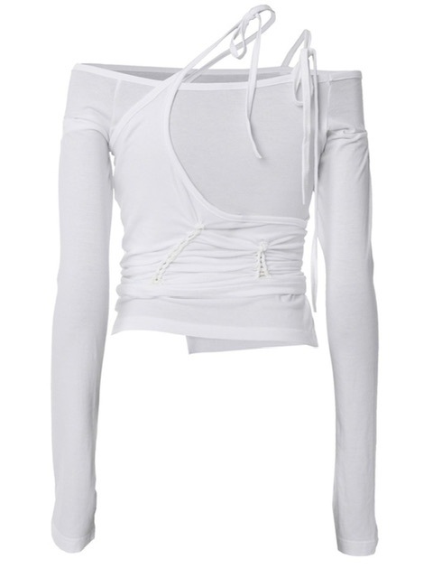 FLAREUP】[SET] Handmade Twisted Layered Long Sleeve | OUR