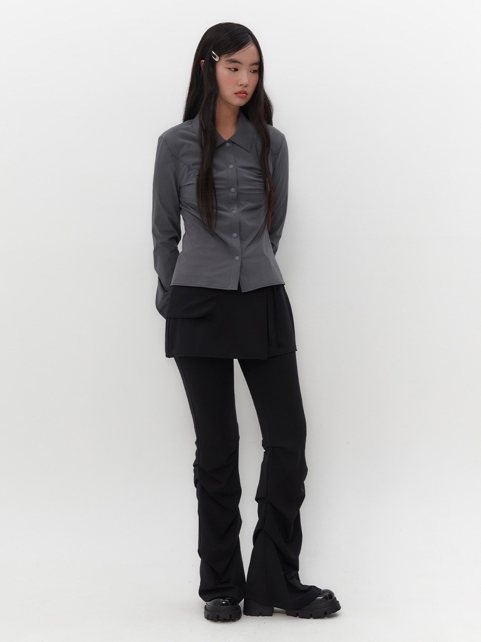 【TUOMIO】STRAPPY SKIRT PANTS ★韓国人気★ 追跡付 TUOMIO】STRAPPY SKIRT PANTS | OUR BRAND,TUOMIO | PRESSING