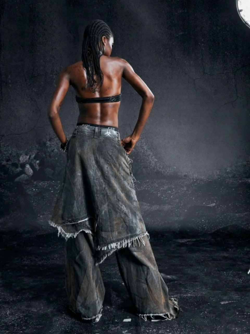 パンツ cozy worldwide LEATHER SKIRT PANTS 005 CHAOS DREAM