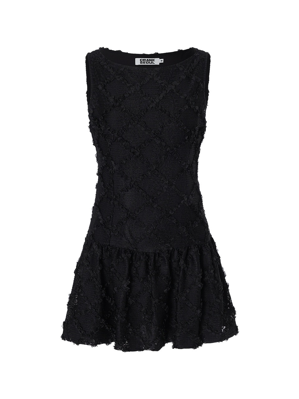 ★CRANK★LACE FRILL MINI DRESS_BLACK★正規品/韓国直送料込 CRANK】LACE FRILL MINI DRESS | OUR BRAND,CRANK | PRESSING