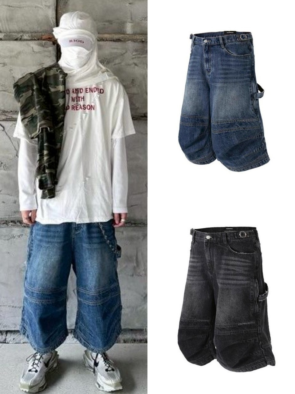 【ROARINGRAD】CARPENTER BERMUDA DENIM PANTS roaringrad】CARPENTER BERMUDA DENIM PANTS | OUR BRAND