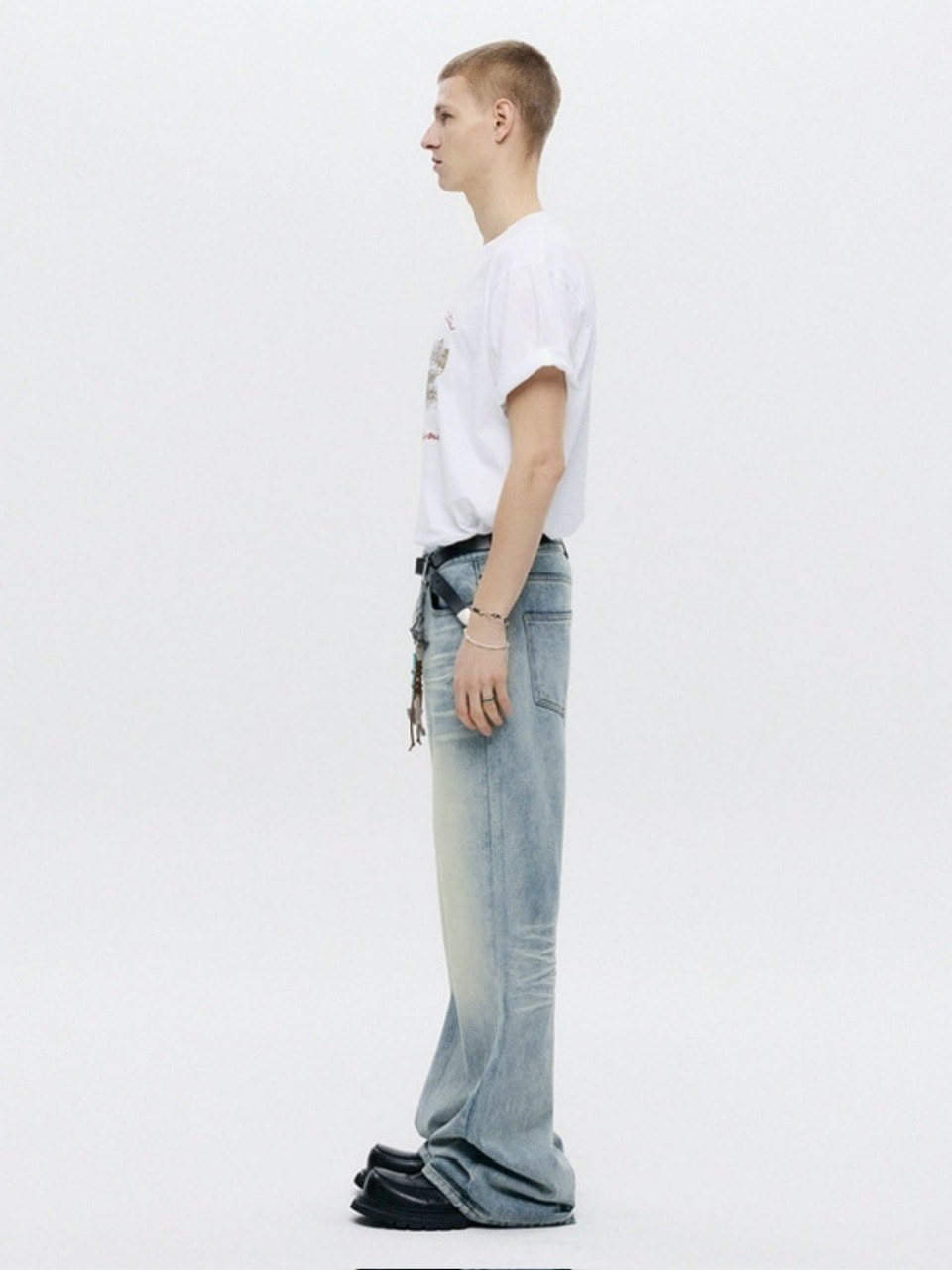 ◇DNSR◇ coated flare denim pants DNSR】Signature Flare Denim Pants | OUR BRAND,DNSR