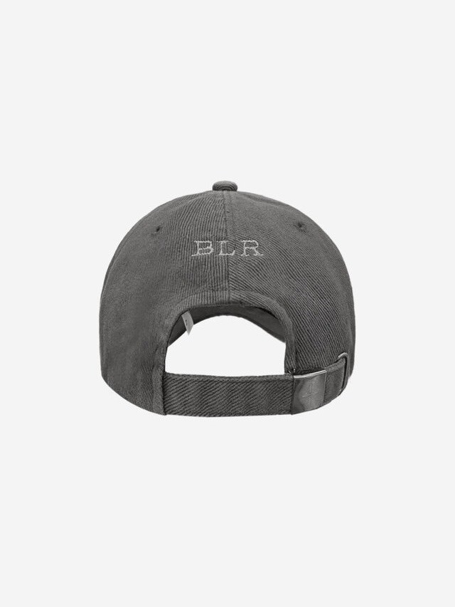 【BLR BLUER】Snowflakes Logo Washing Denim Ball Cap