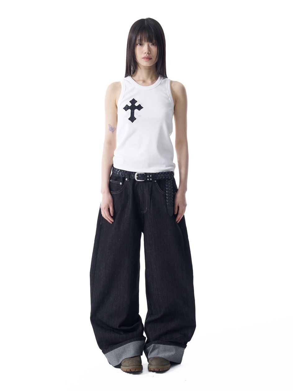 AAKAM ■ Cinch Back Denim Pants デニム AAKAM】Cinch Back Denim Pants | OUR BRAND,AAKAM | PRESSING