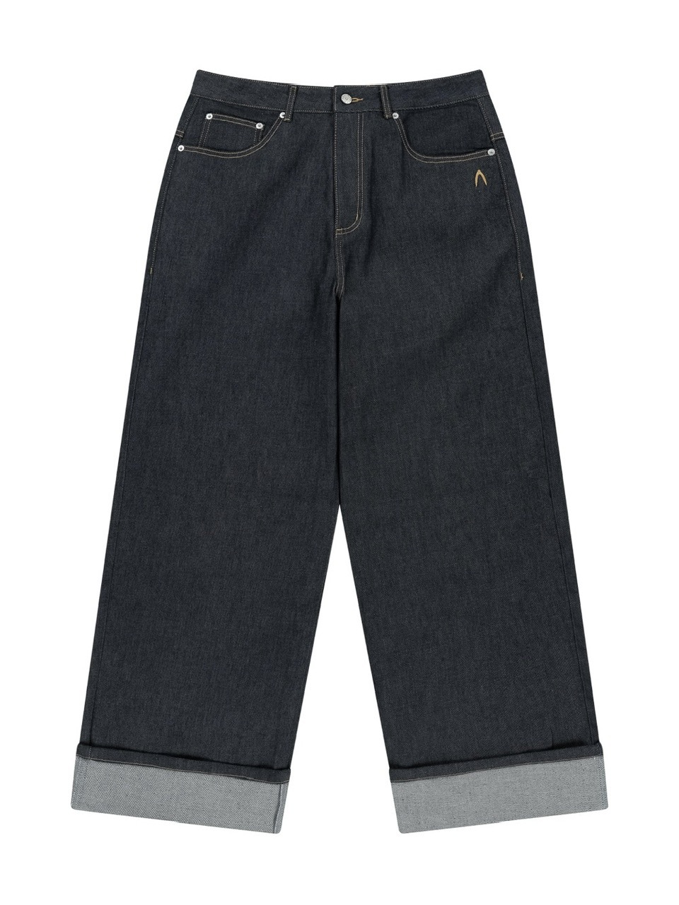 AAKAM Denim Pants (Black) 最終値下げ AAKAM】Cinch Back Denim Pants | OUR BRAND,AAKAM | PRESSING