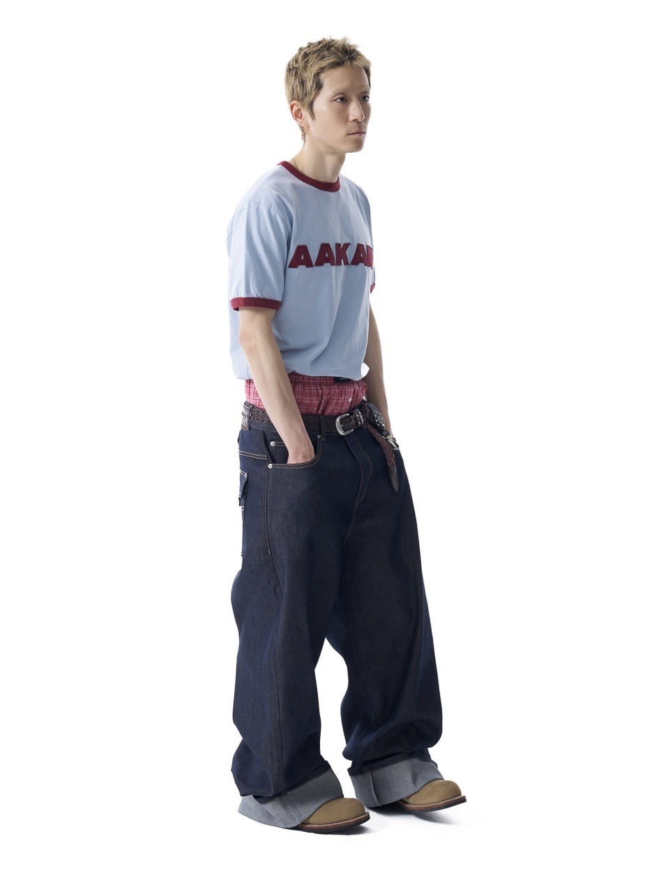 AAKAM】Cinch Back Denim Pants | OUR BRAND,AAKAM | PRESSING