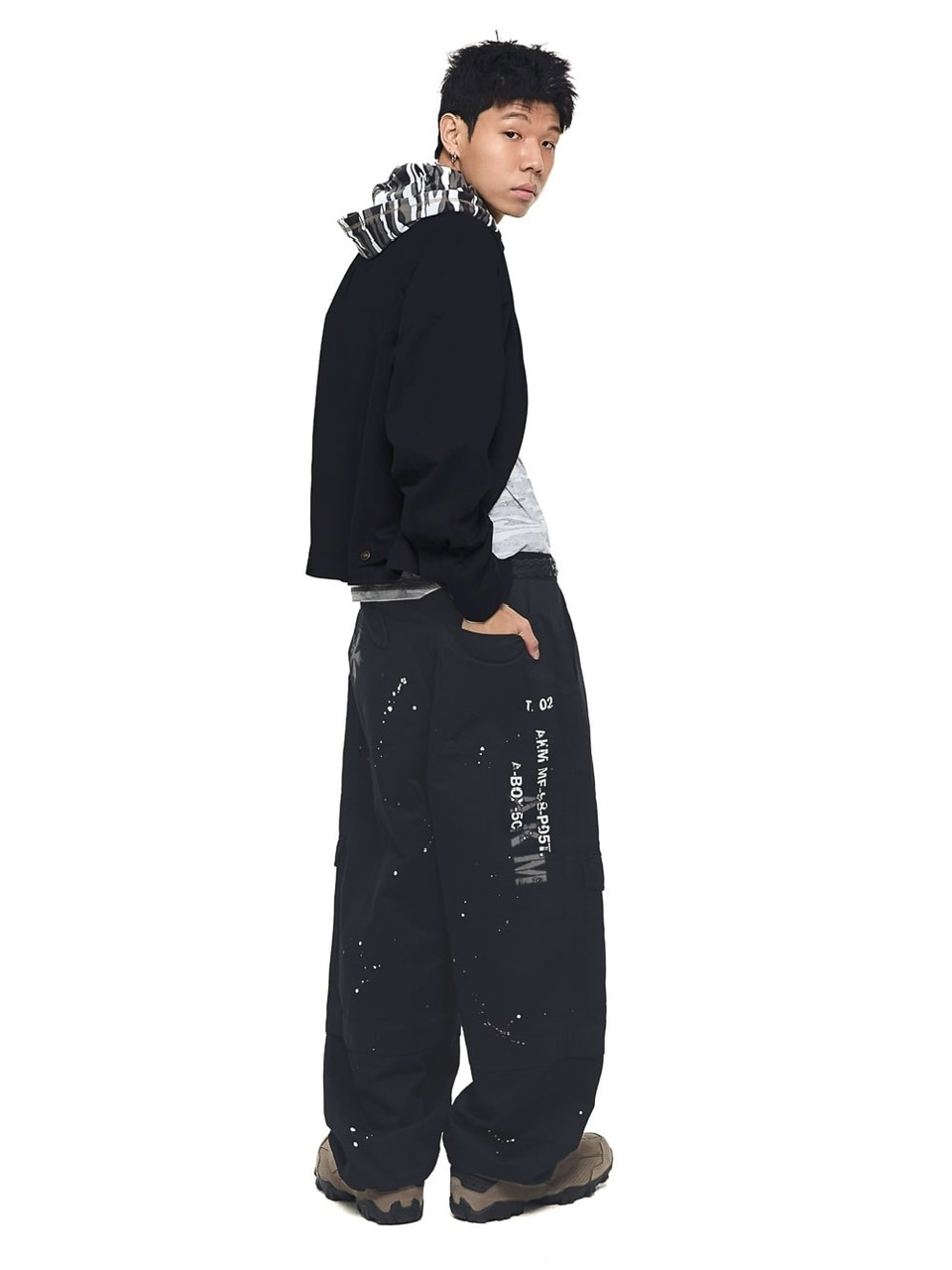 AAKAM】Incision Studded Cotton Jacket | OUR BRAND,AAKAM | PRESSING