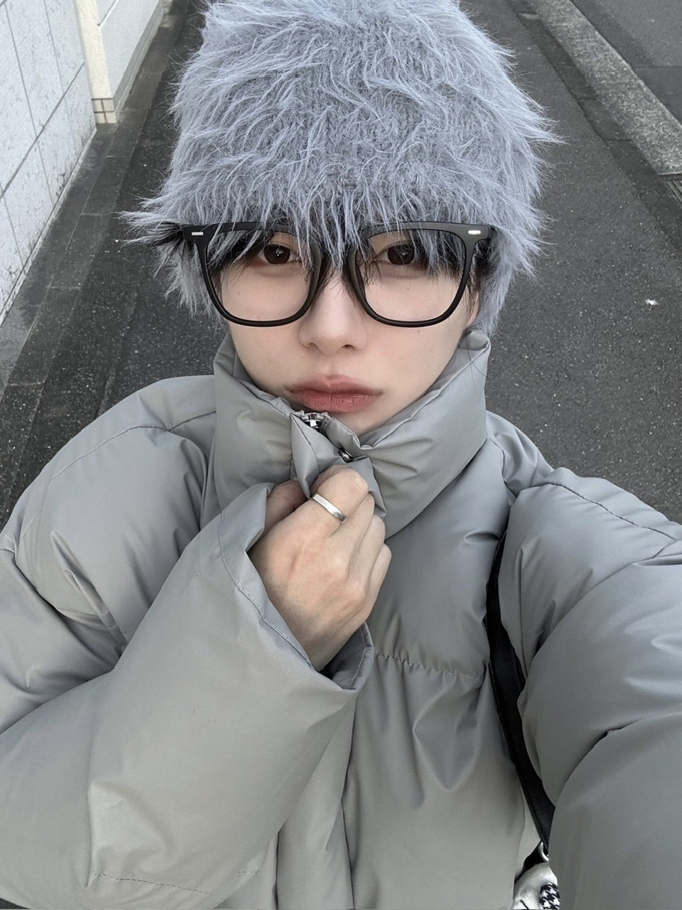 【LUV CODE】high neck padding jacket (2color)