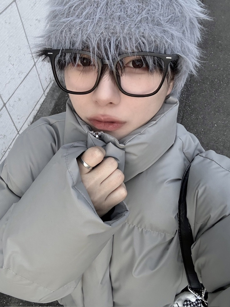 【LUV CODE】high neck padding jacket (2color)