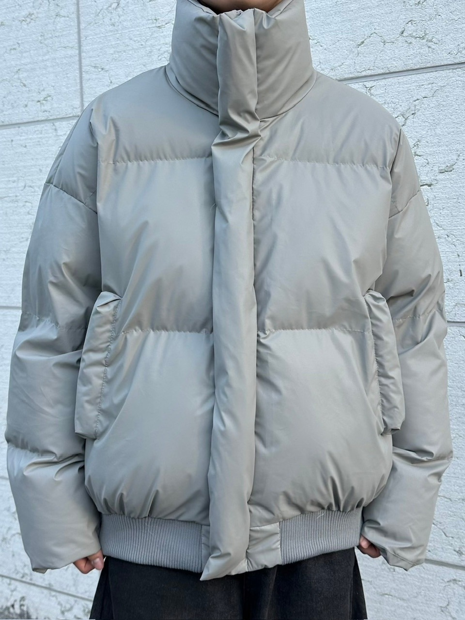 【LUV CODE】high neck padding jacket (2color)