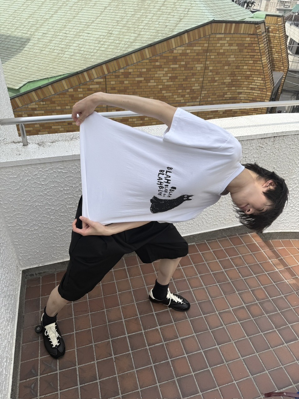 大阪店WEB限定【Chikashitsu +】heavy weight cat t-shirt (2color)