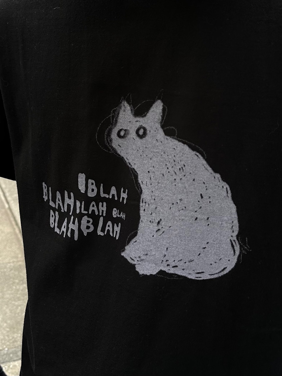 大阪店WEB限定【Chikashitsu +】heavy weight cat t-shirt (2color)