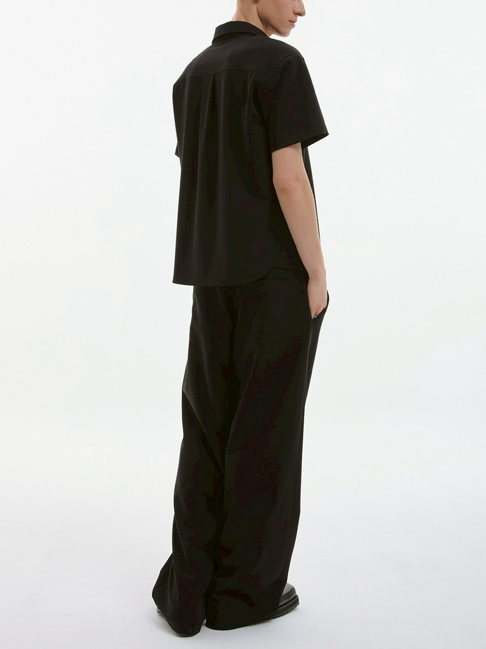 【ESC STUDIO】spacious belt pants/ 【イーエスシーステュディオ】スペイシャスベルトパンツ