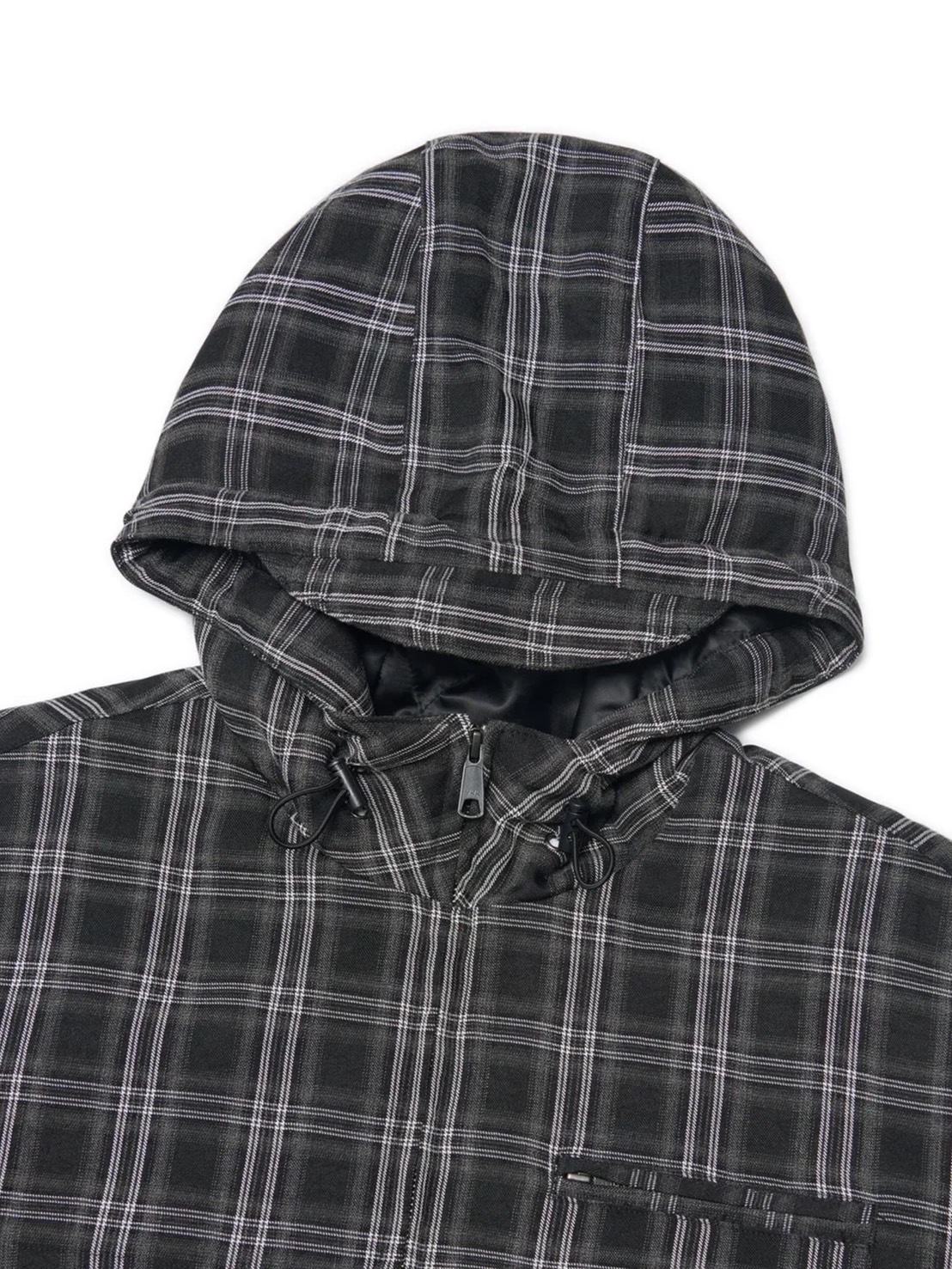 【NOMANUAL】CHECK HOODED JACKET