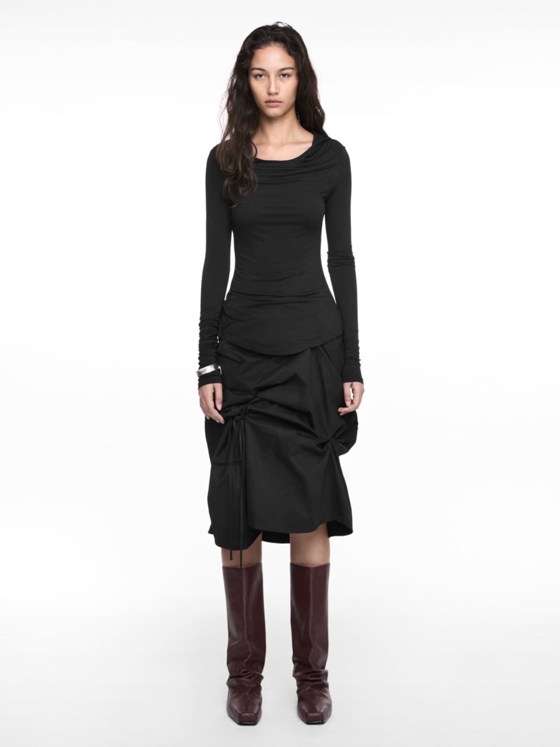 【NACHE】BASIC HOODIE LONG SLEEVE