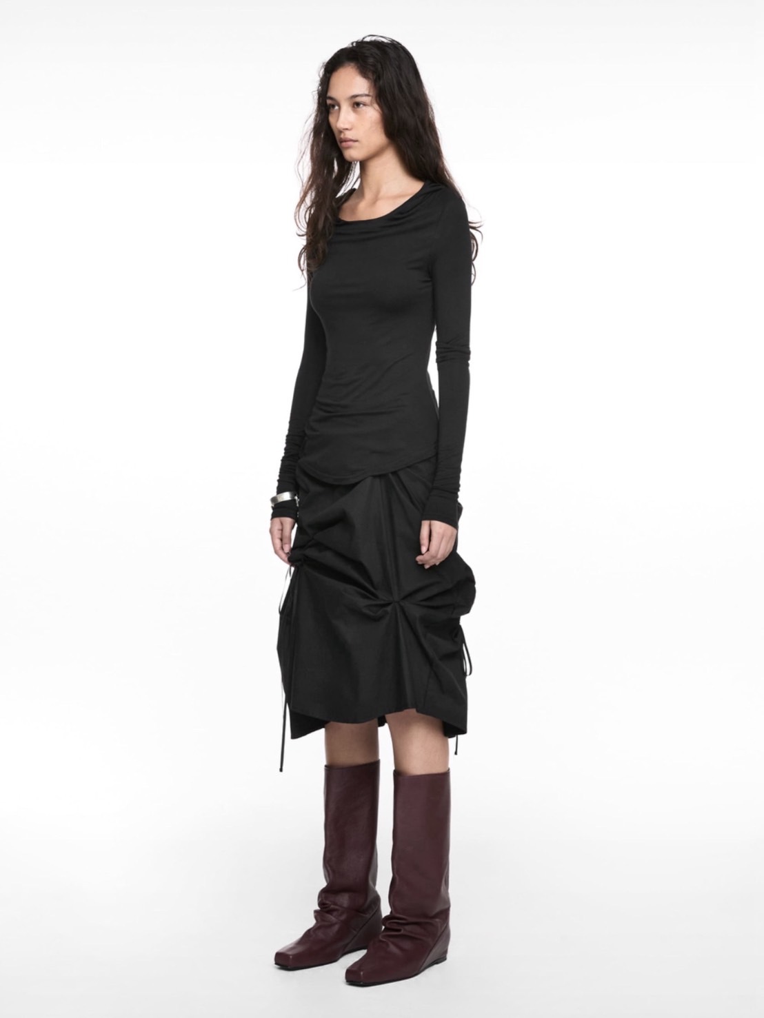 【NACHE】BASIC HOODIE LONG SLEEVE