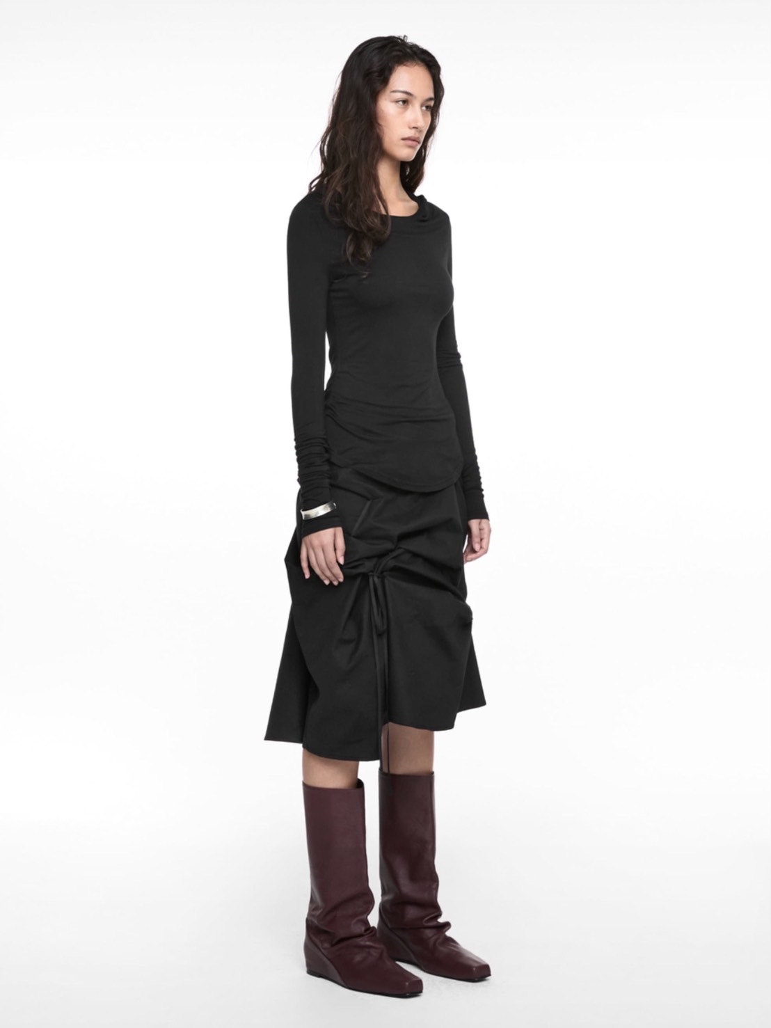 【NACHE】BASIC HOODIE LONG SLEEVE