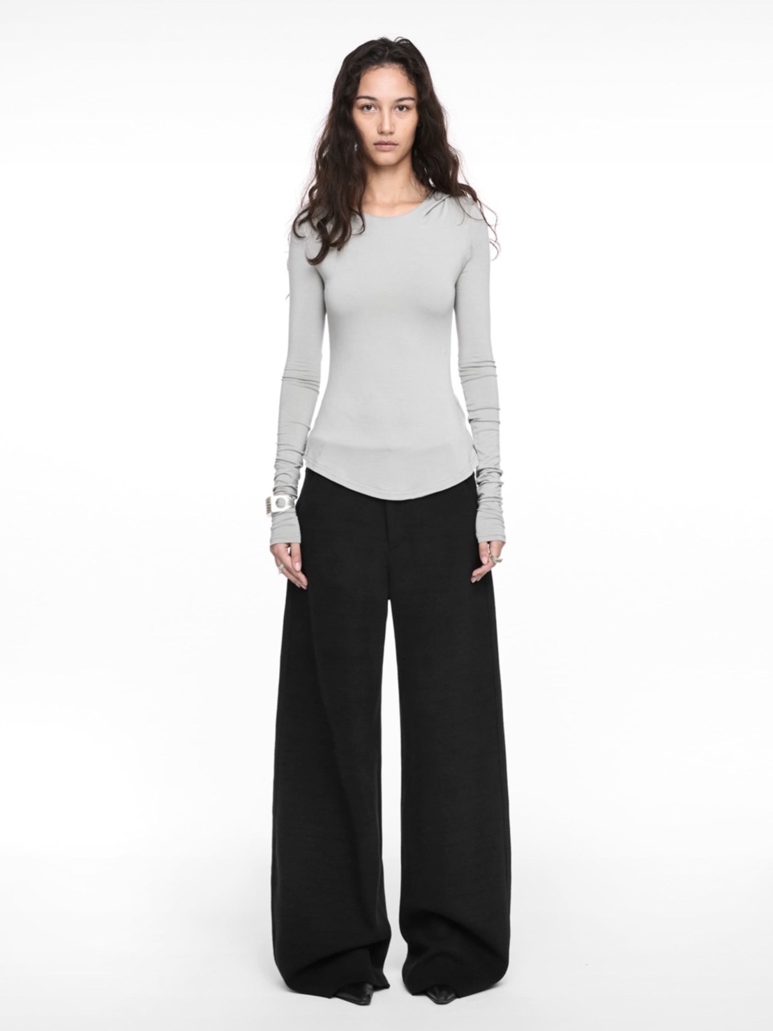 【NACHE】BASIC HOODIE LONG SLEEVE