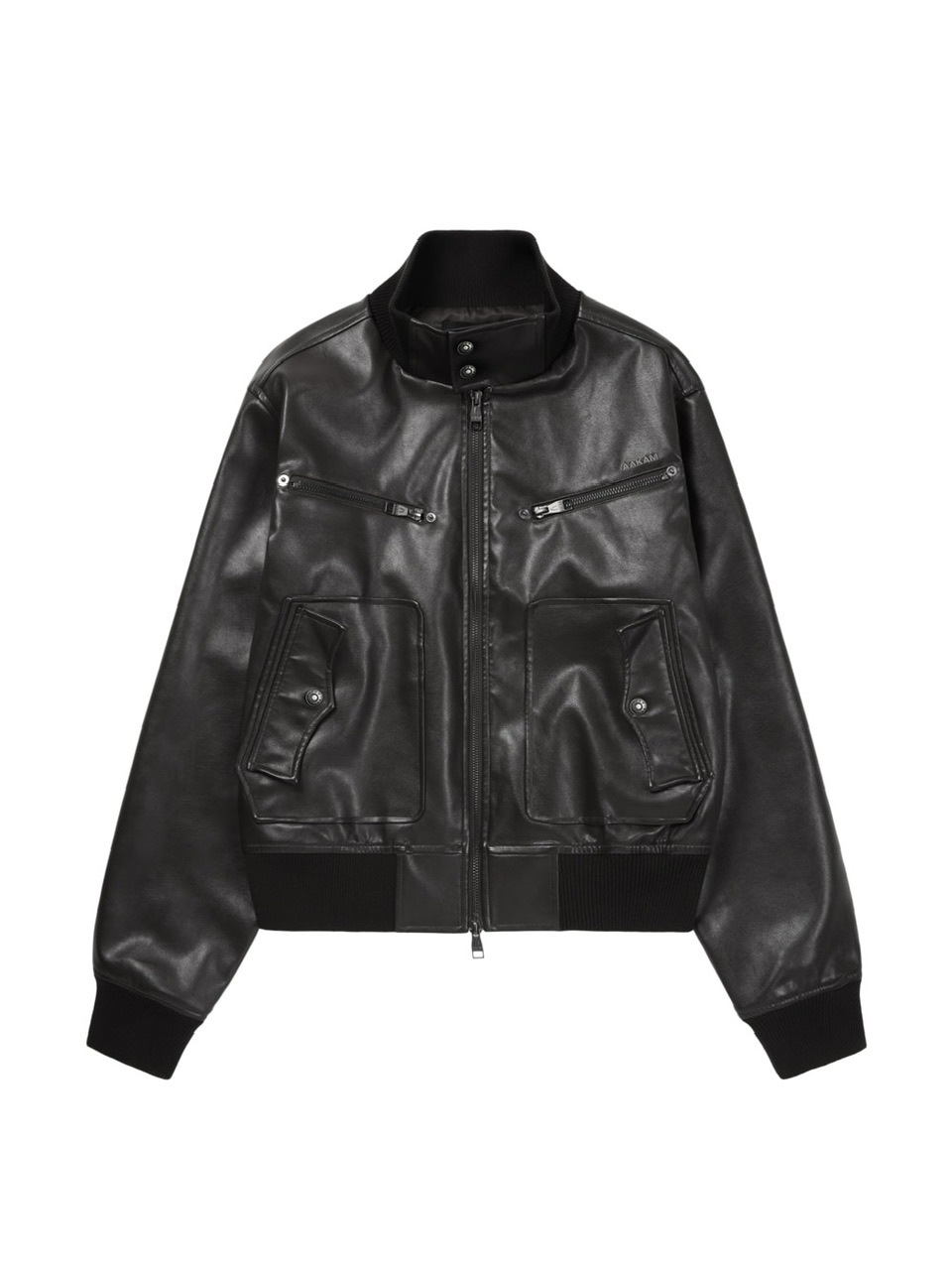 ジャケット・アウター AAKAM High-Neck Bomber Jacket (Black) MUSINSA | AAKAM High-Neck Bomber Jacket (Black)