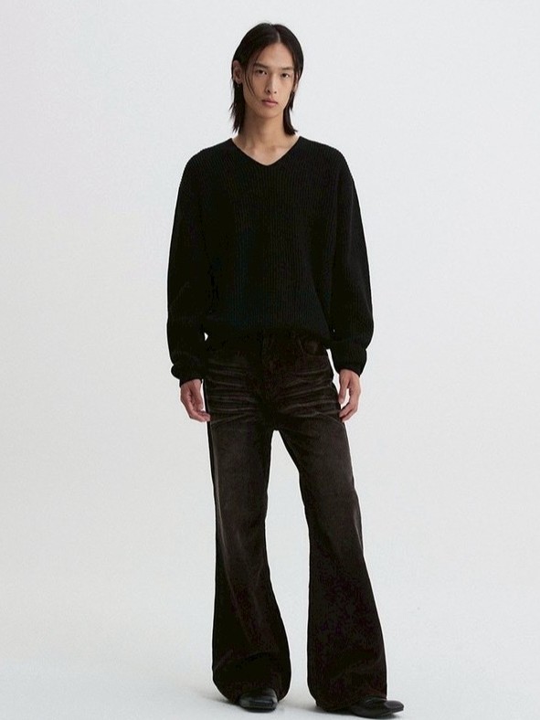 【DNSR】Embo Washed Corduroy Flare Pants