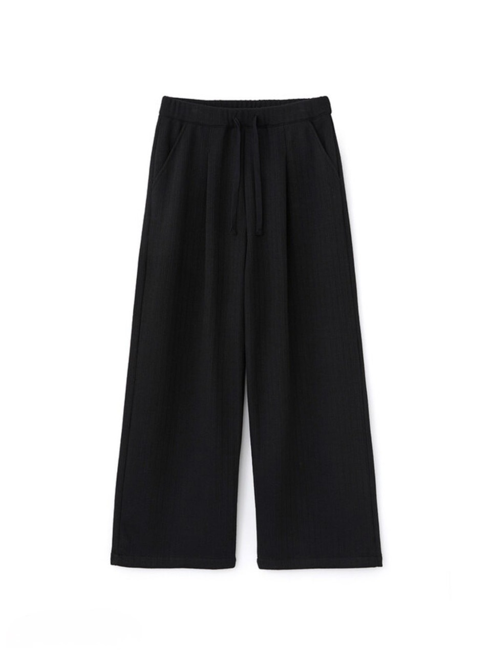 【DNSR】Knitted Banding Wide Pants