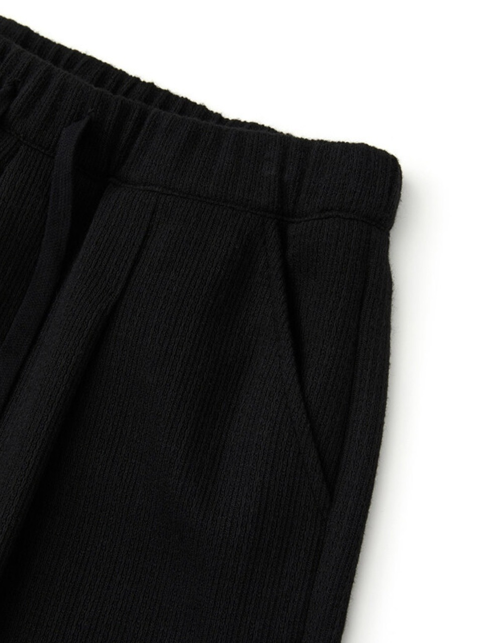 【DNSR】Knitted Banding Wide Pants