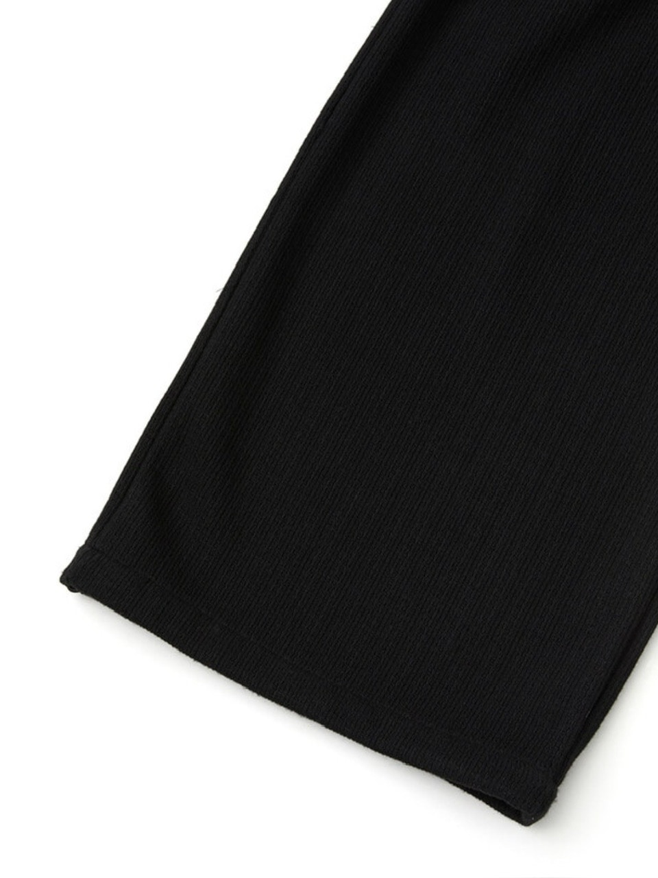 【DNSR】Knitted Banding Wide Pants