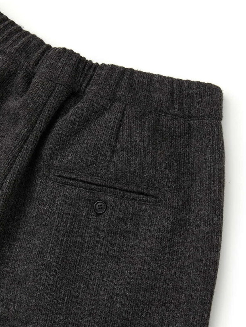【DNSR】Knitted Banding Wide Pants