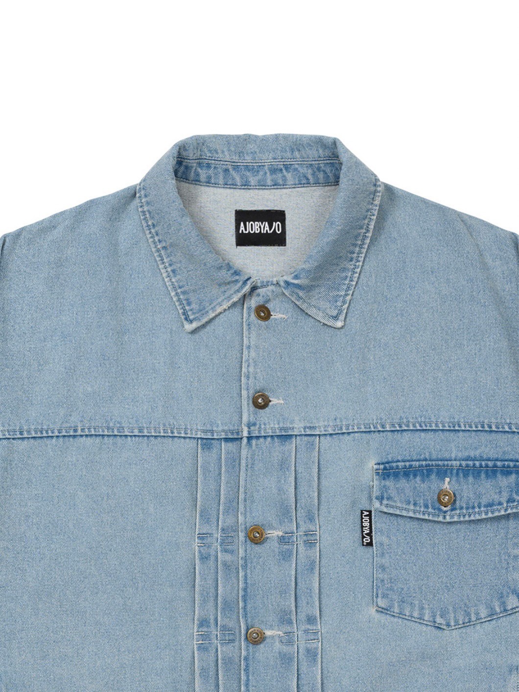 AJOBYAJO】Batwing Oversized Denim Jacket | OUR BRAND