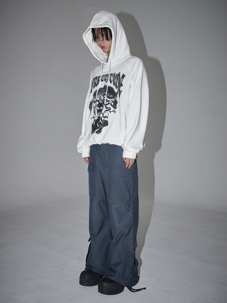 【SUNDAY OFF CLUB】SERPENTINE GRACE HEAVY TERRY HOODIE