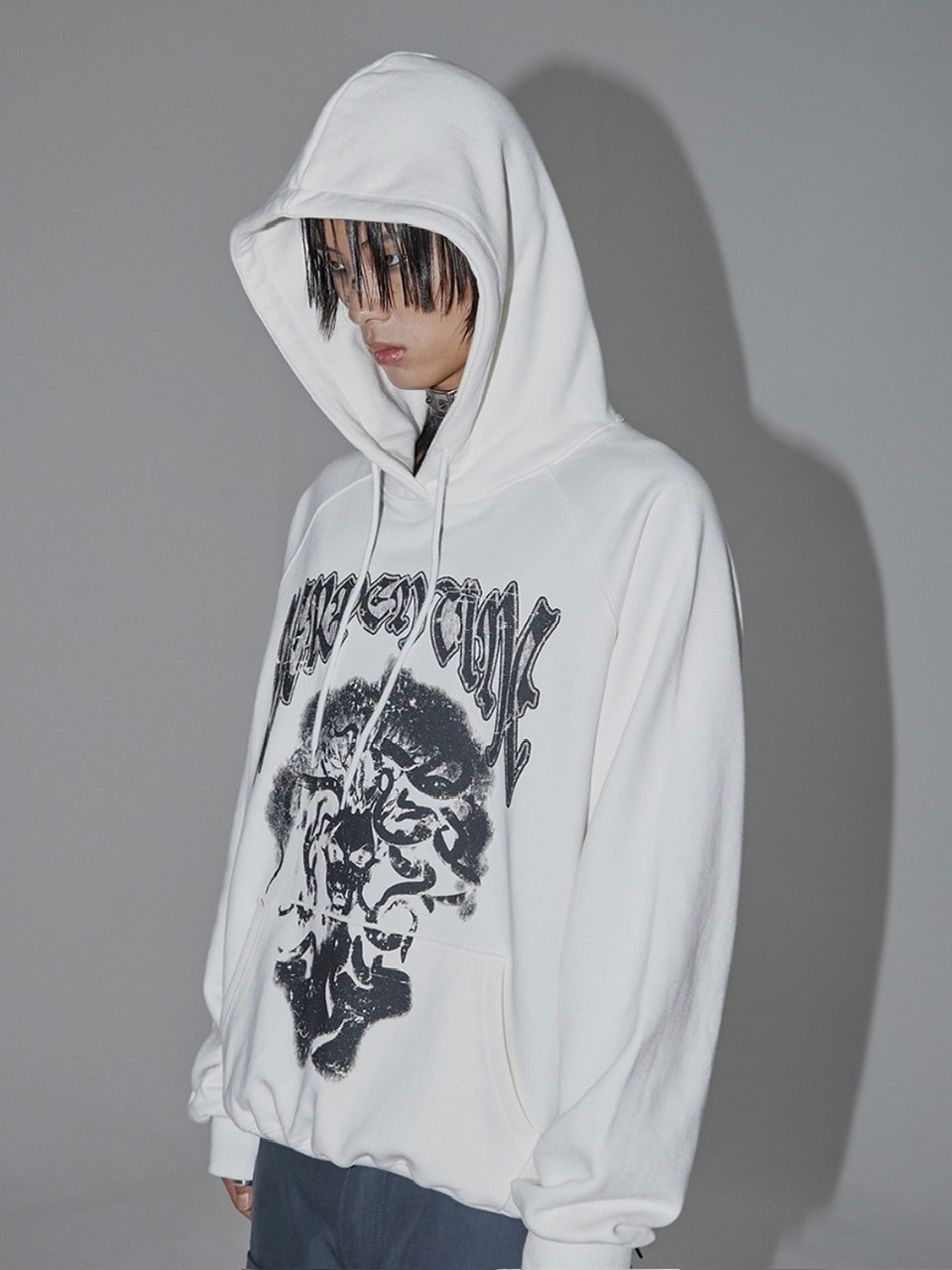 【SUNDAY OFF CLUB】SERPENTINE GRACE HEAVY TERRY HOODIE