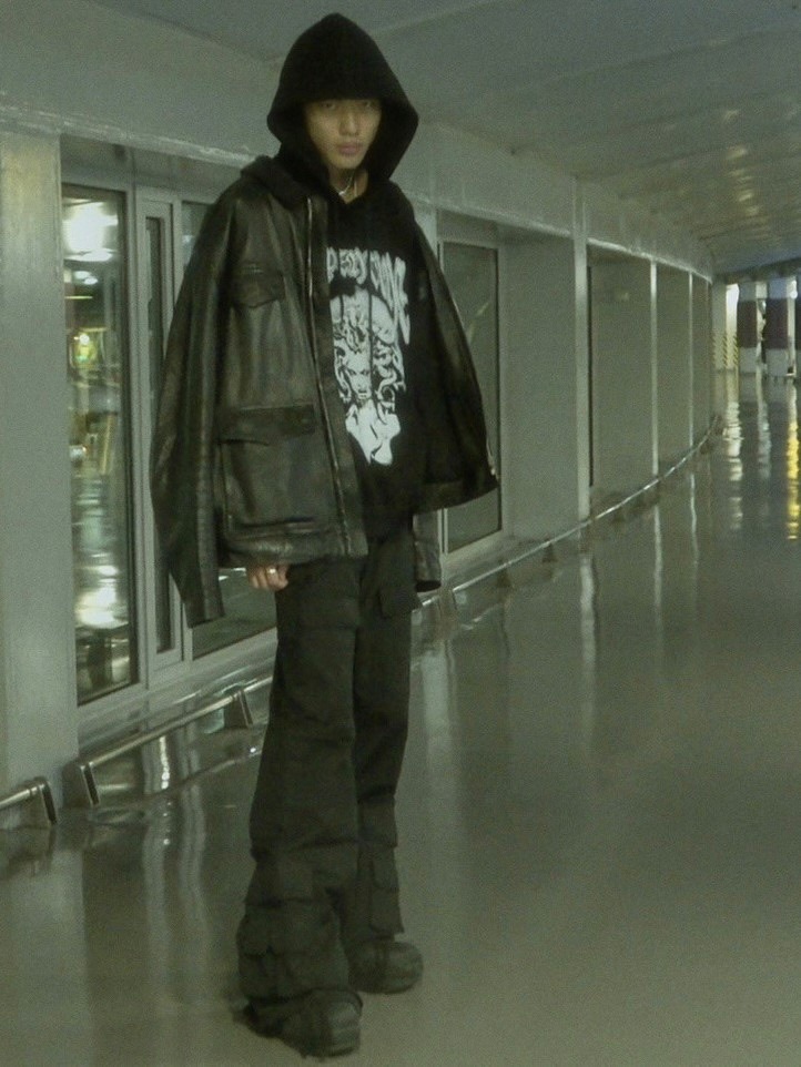 【SUNDAY OFF CLUB】SERPENTINE GRACE HEAVY TERRY HOODIE