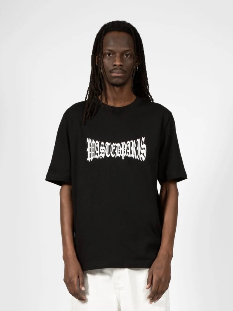 WASTED PARIS■ウェイステッドパリス ロゴ 半袖Tシャツ 黒 WASTED PARIS】T-SHIRT LONDON / 【ウェイステッドパリス