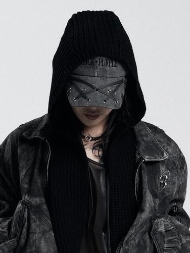 再入荷【BLACK PURPLE】Vortex strap eyelet cap | OUR BRAND