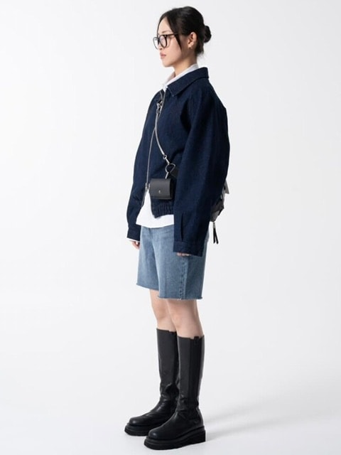 IUGAMAKARAS】Triple Covered Crow Buckle Bag | OUR BRAND