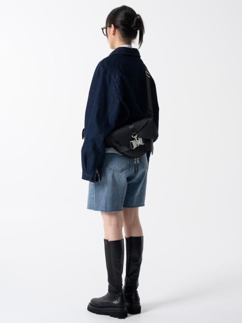 IUGAMAKARAS】Triple Covered Crow Buckle Bag | OUR BRAND