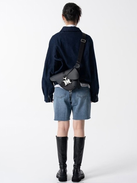 2/15再入荷【IUGAMAKARAS】Triple Covered Crow Buckle Bag