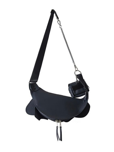 2/15再入荷【IUGAMAKARAS】Triple Covered Crow Buckle Bag