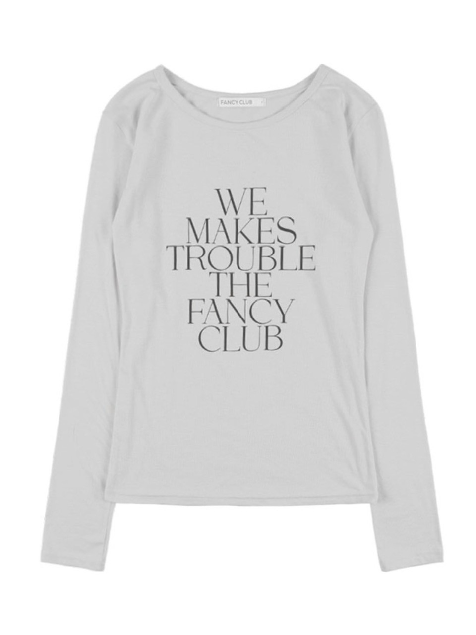 Tシャツ・カットソー FANCY CLUB WE MAKES TROUBLE LONG SLEEVE 5BMM205 FANCY CLUB】WE MAKES TROUBLE LONG SLEEVE / 【ファンシー
