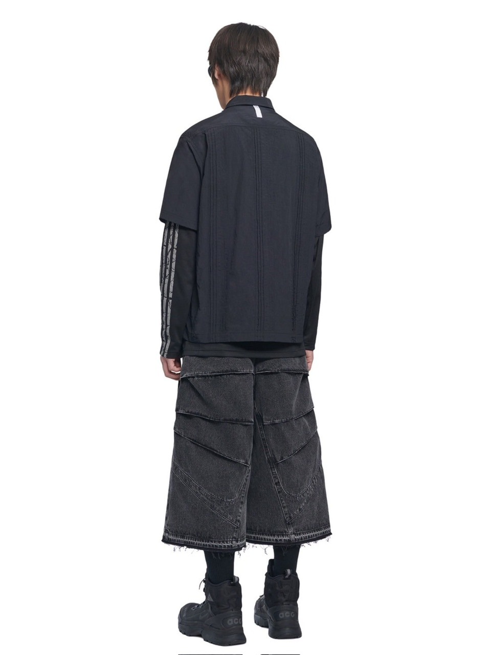 日本未入荷NOMANUALのSHIELD DENIM BERMUDA PANTS 全2色 NOMANUAL】SHIELD DENIM BERMUDA PANTS | OUR BRAND,NOMANUAL