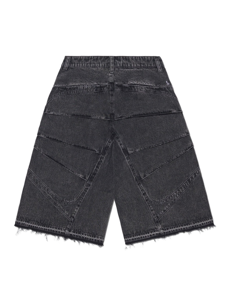 【NOMANUAL】SHIELD DENIM BERMUDA PANTS SHIELD DENIM BERMUDA PANTS - WASHED BLACK - nomanual | 60