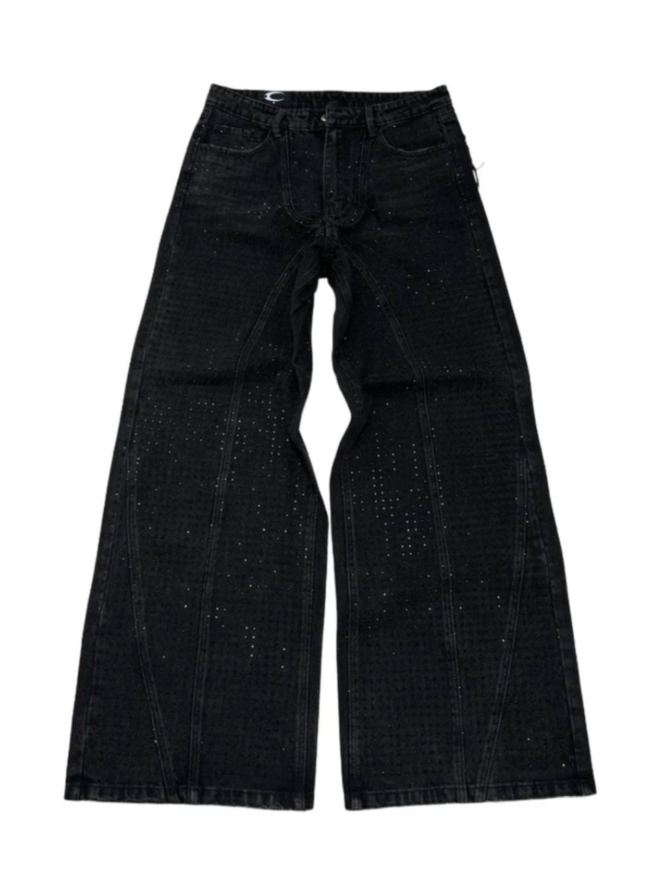 パンツ cozy world wide RHINESTONE WASHD denim 12/8 21:00再販【Cozy world Wide】CZ RHINESTONE WASHED JEANS | OUR