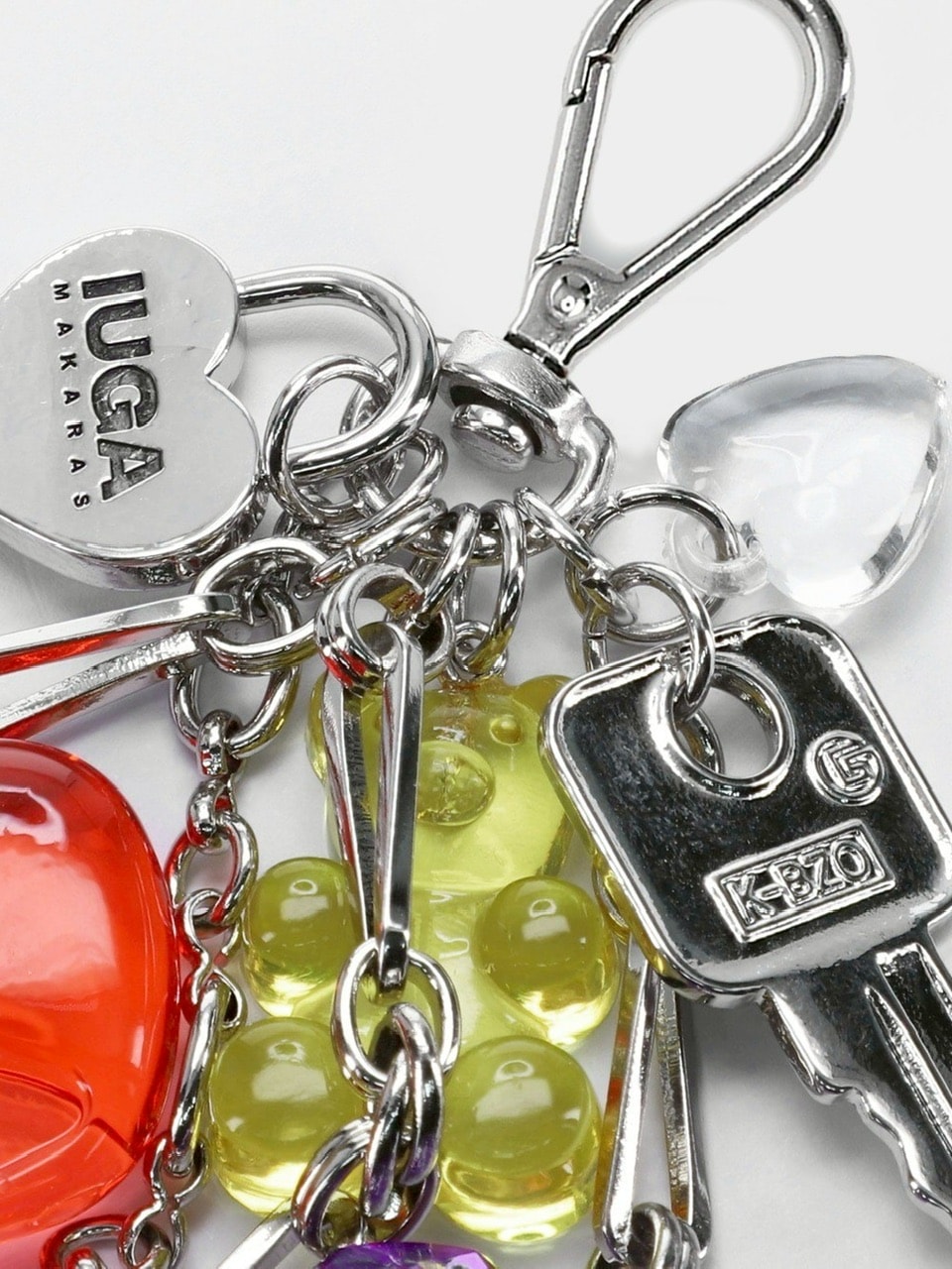 IUGAMAKARAS】Colorful IUGA Ribbon Keyring | OUR BRAND