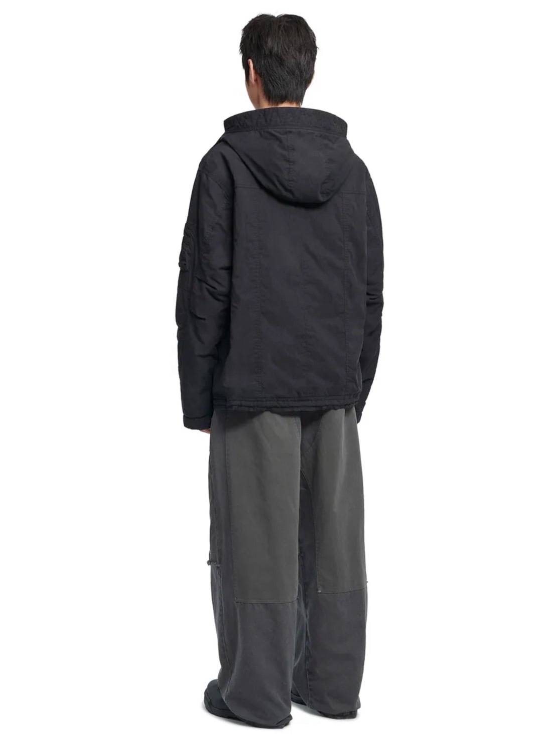 【NOMANUAL】HOODED FLIGHT JUMPER