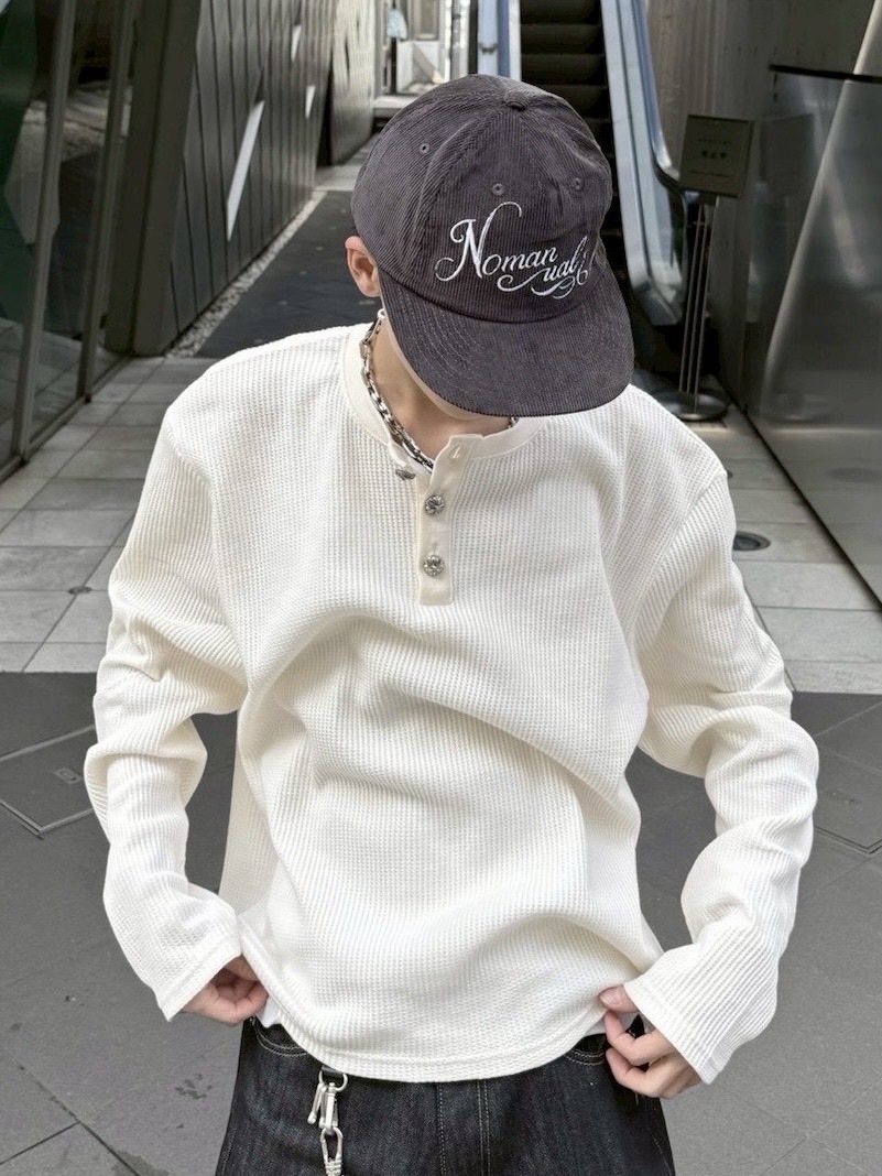 nmtc +】henryneck long sleeve / 【ヘンリーネックロンティ】ヘンリー